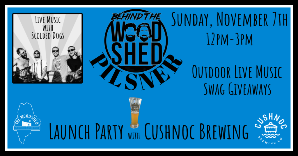 Launch Party with Cushnoc Brewing Co. - Kennebec Cabin Company Event