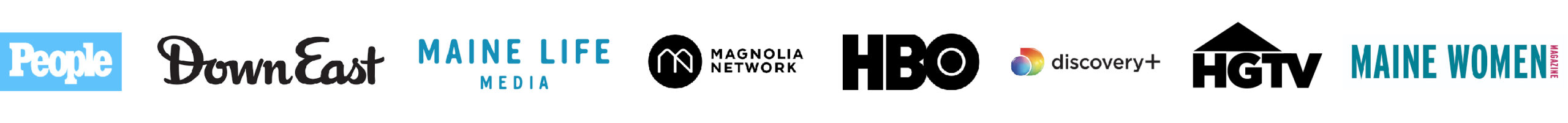 A strip of partner logos